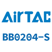 Airtac 双外螺纹直通接头-BB0204-S