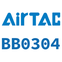Airtac 双外螺纹直通接头-BB0304
