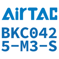 Airtac 锁母直通接头-BKC0425-M3-S