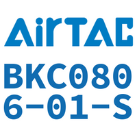 Airtac 锁母直通接头-BKC0806-01-S