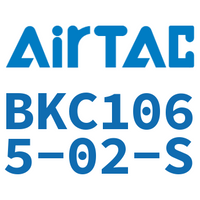 Airtac 锁母直通接头-BKC1065-02-S