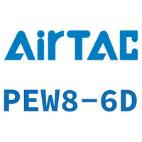 Airtac T型侧减径三通接头-PEW8-6D