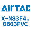 Airtac X-M 3-Pin Female Connector X-M83F4.0B03PVC