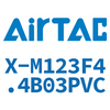 Airtac X-M 3-Pin Female Connector X-M123F4.4B03PVC