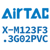 Airtac X-M 3-Pin Female Connector X-M123F3.3G02PVC