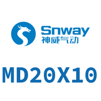 Airtac 多位置固定气缸-MD20X10