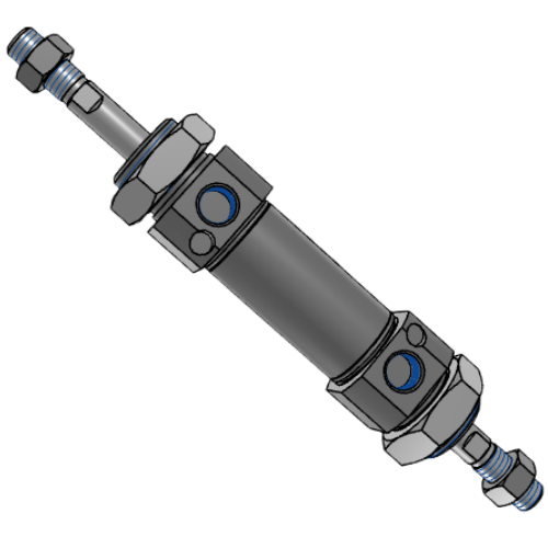 Airtac MFCD Double Rod Cushioned Mini Cylinder MFCD40X80S