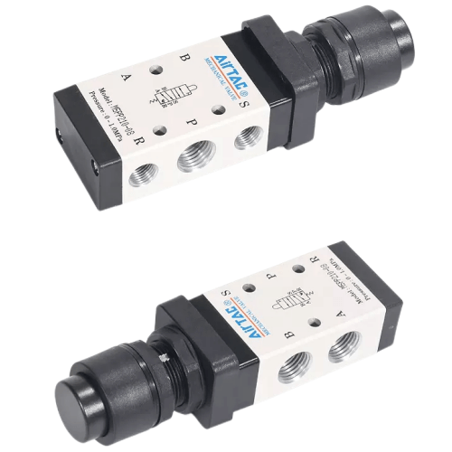 Airtac 凸头按钮型机械阀-M5PP