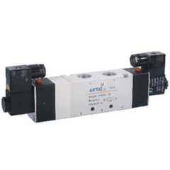 AirTAC 4V410-15AI Solenoid Valve, 5/2-way, PT1/2, AC220V, grommet entry (4V41015AI) — view 1