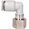 Airtac X-APLF L-Type Female Thread Two-Port Adapter X-APLF1004