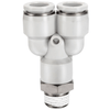 Airtac PYB Y-Type Threaded Tee Fitting PYB1002D-S