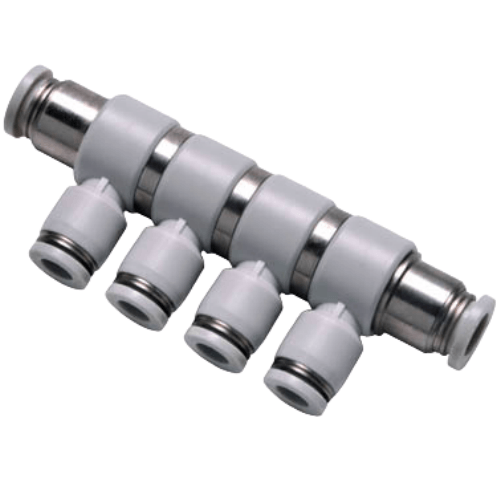 Airtac 可旋减径六通接头-PHD