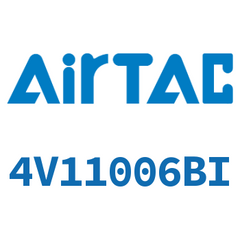 AirTAC 4V110-06BI Solenoid Valve, 5/2-way, PT1/8, DC24V, grommet entry (4V11006BI) — view 6