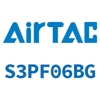 Airtac 平头按钮型机械阀-S3PF06BG