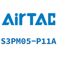 Airtac 蘑菇头按钮型机械阀-S3PM05-P11A