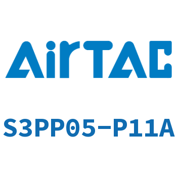 Airtac 凸头按钮型机械阀-S3PP05-P11A