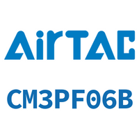 Airtac 平头按钮型机械阀-CM3PF06B