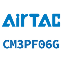 Airtac 平头按钮型机械阀-CM3PF06G
