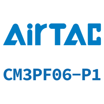 Airtac 平头按钮型机械阀-CM3PF06-P1