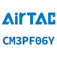 Airtac 平头按钮型机械阀-CM3PF06Y