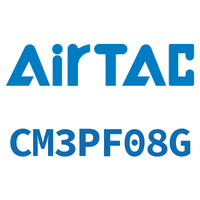 Airtac 平头按钮型机械阀-CM3PF08G