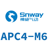 Airtac 螺纹快插接头-APC4-M6