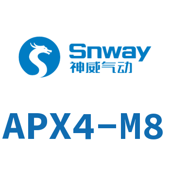 Airtac Y型三通接头-APX4-M8