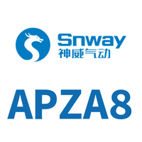 Airtac 十字四通接头-APZA8