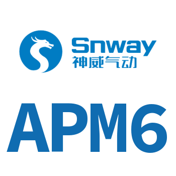 Airtac 隔板直通接头-APM6