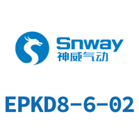Airtac 螺纹五通接头-EPKD8-6-02