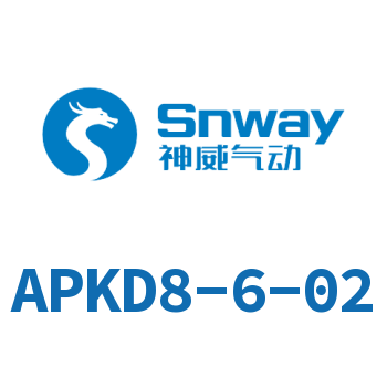 Airtac 螺纹五通接头-APKD8-6-02