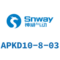 Airtac 螺纹五通接头-APKD10-8-03