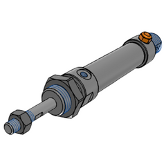 Airtac MTA Single Acting Mini Cylinder MTA40X60SCA — view 3
