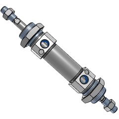 Airtac MICD Air Cushion Double Rod Mini Cylinder MICD40X80 — view 2