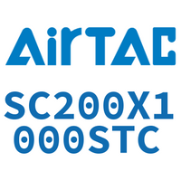 Airtac 拉杆气缸铝合金-SC200X1000STC