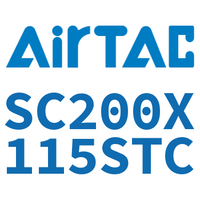 Airtac 拉杆气缸铝合金-SC200X115STC