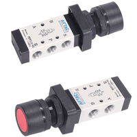 Airtac 平头按钮型机械阀-M5PF