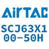 Airtac AIRTAC SCJ63 Standard Cylinder SCJ63X100-50H