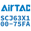 Airtac AIRTAC SCJ63 Standard Cylinder SCJ63X100-75FA