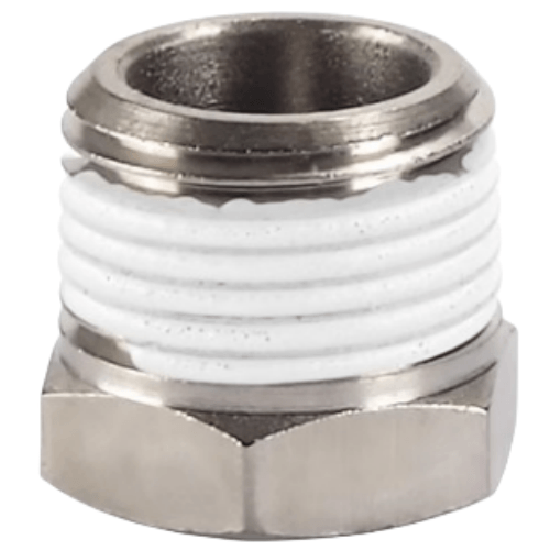 Airtac 禁铜内外螺纹直通接头-B52-BD