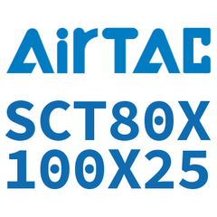 Airtac SCT80~100 Multi-Position Tandem Cylinder SCT80X100X25 — view 8
