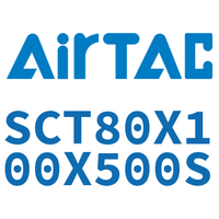 Airtac 多位置倍力气缸-SCT80X100X500S
