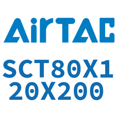 Airtac SCT80~100 Multi-Position Tandem Cylinder SCT80X120X200 — view 8