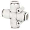 Airtac X-APZA Cross Four-Way Connector X-APZA4