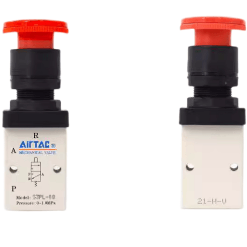 Airtac 停驻旋转按钮型机械阀-S3PL