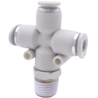 Airtac 接头-十字螺纹四通-X-APZR