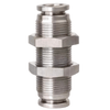 Airtac X-APMT Connector - Full Brass Bulkhead Straight X-APMT4