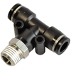 Airtac PEB T-Shaped Straight Thread Tee Connector PEB1003-S