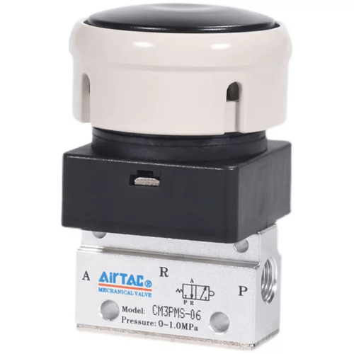 Airtac 蘑菇头按钮型机械阀-CM3PMS