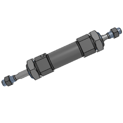 Airtac MFCD Double Rod Cushioned Mini Cylinder MFCD40X280 — view 4